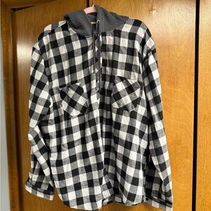 Black and White Checkered Jacket